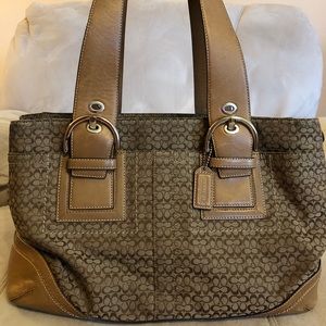 Coach Monogram Shoulder Bag